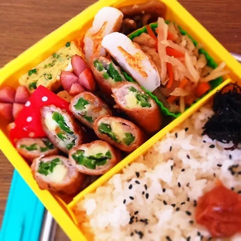 Snapdishの料理写真:男子中学生弁当♡|utaさん