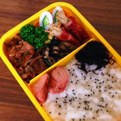 Snapdishの料理写真:男子中学生弁当♡|utaさん