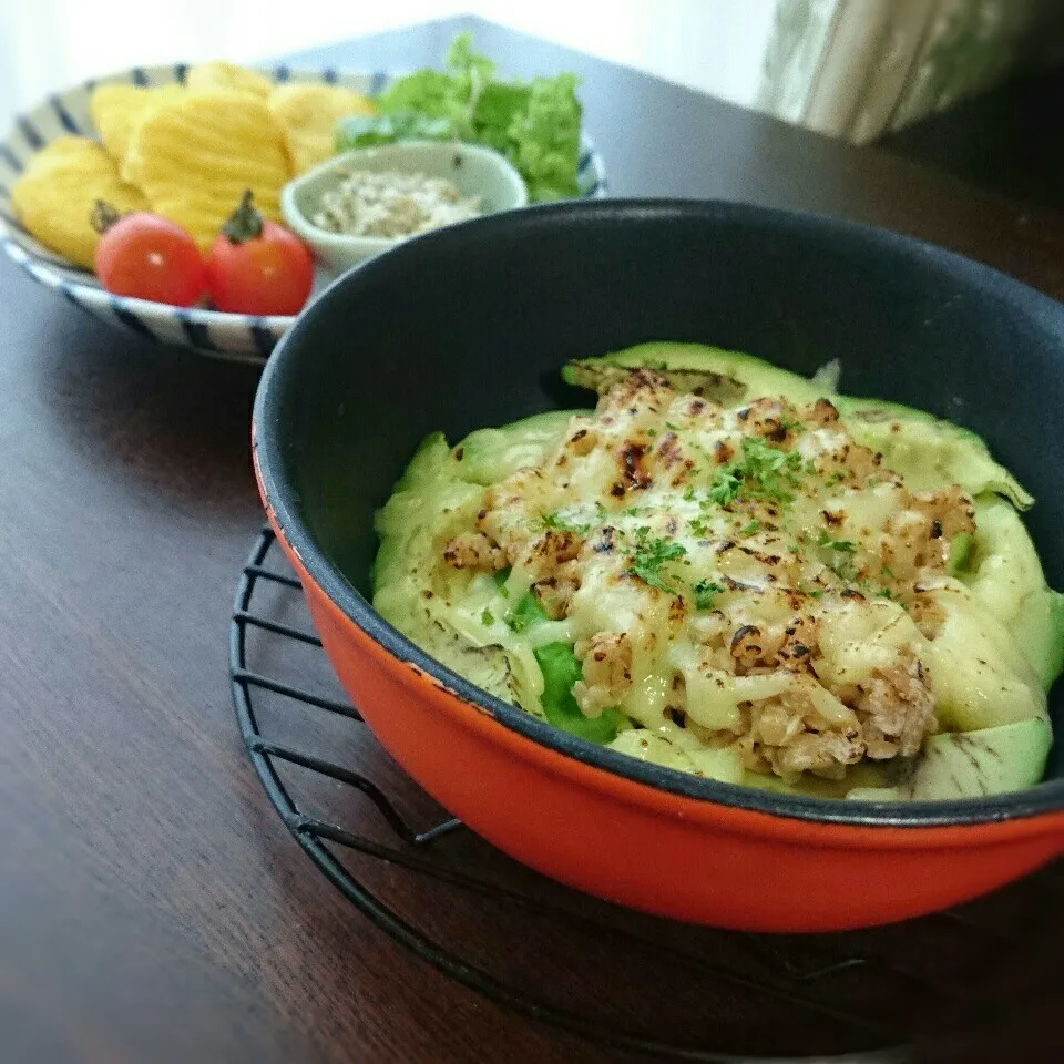 祝300♡アボカド納豆チーズ焼き&高菜タルタルチキンナゲット|まりおさん