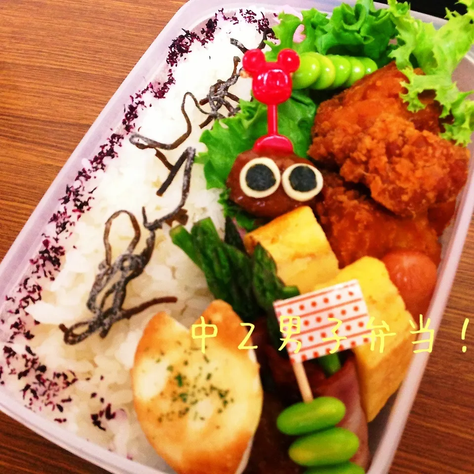 Snapdishの料理写真:男子中学生弁当|utaさん