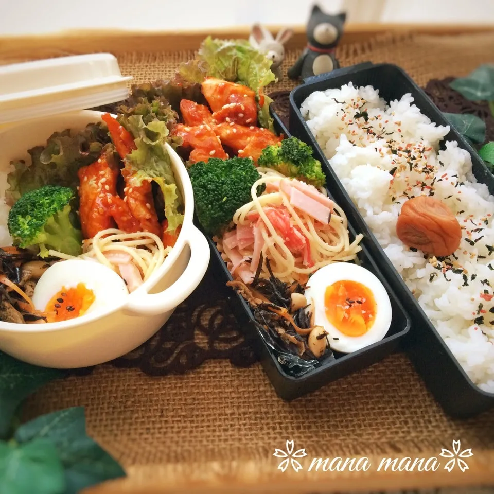 Snapdishの料理写真:ドタバタ弁当～|まなまな♡さん