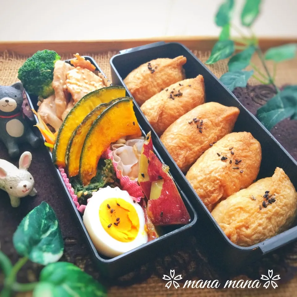 こんにちは～いなり寿司はすごくおいしい～弁当～|まなまな♡さん