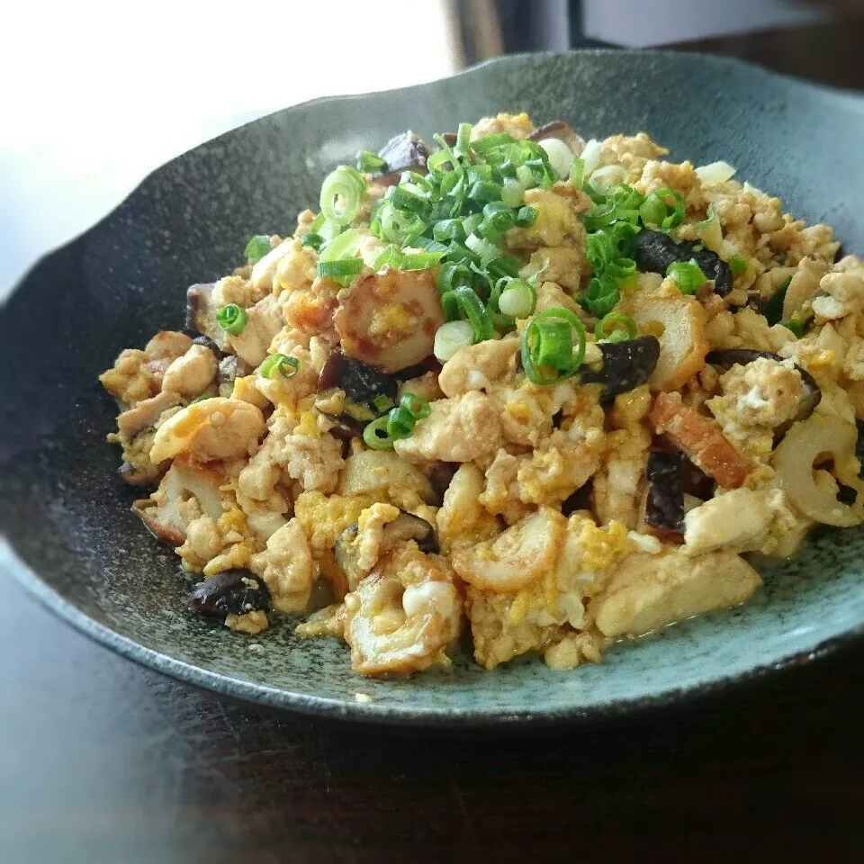 豆腐とちくわのうま煮|まりおさん