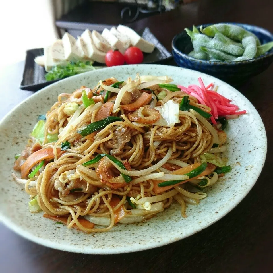 おうちで簡単♡お店の味のソース焼きそば|まりおさん