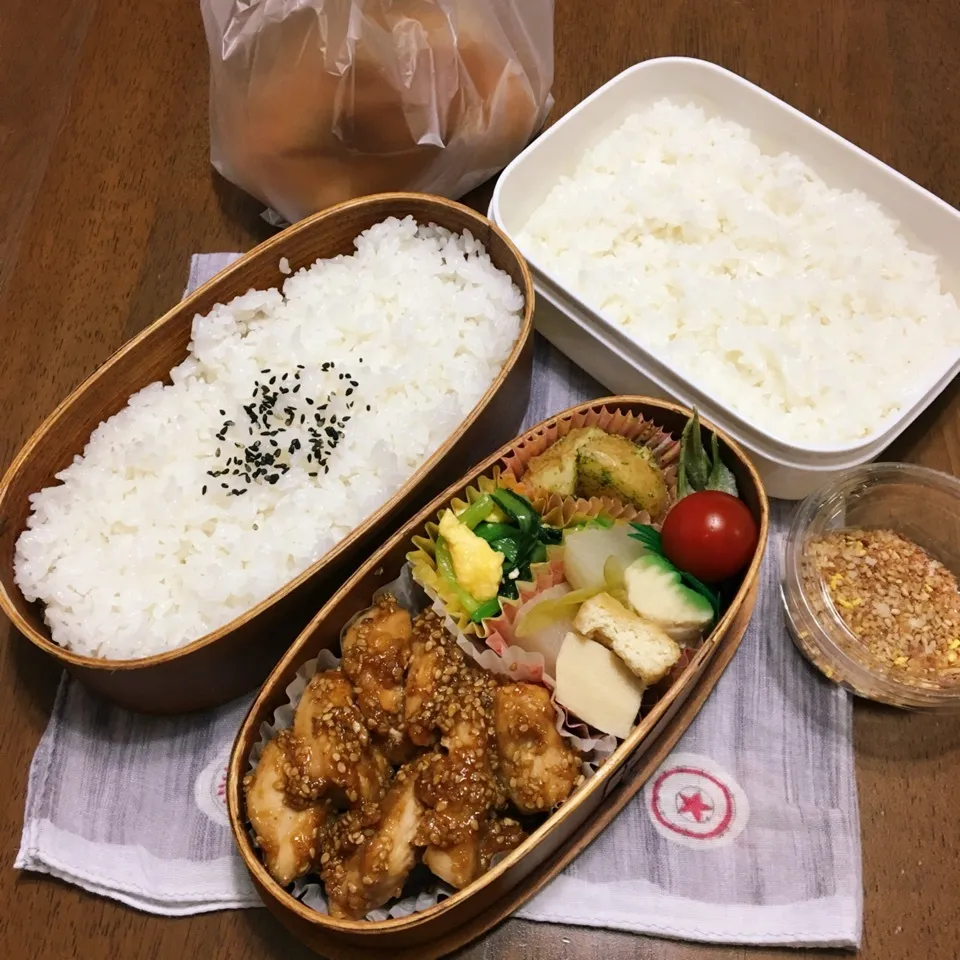 Snapdishの料理写真:高2 次男弁当|あっつさん