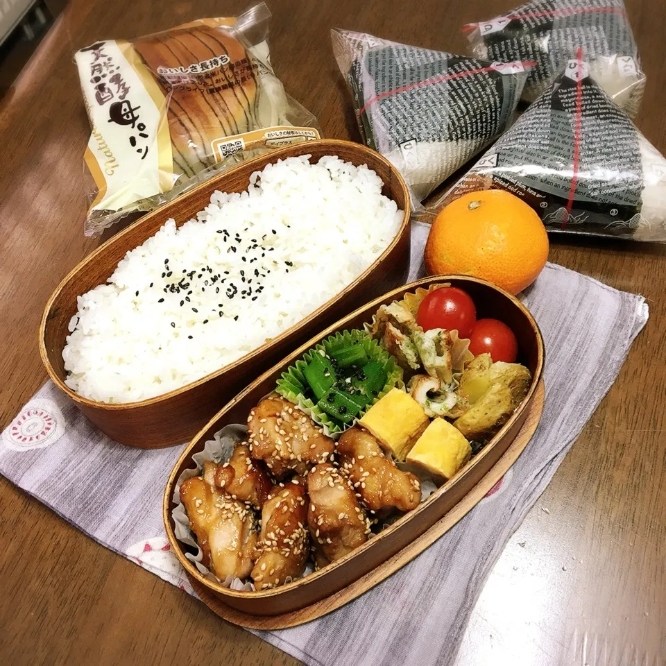 Snapdishの料理写真:高1 次男弁当|あっつさん