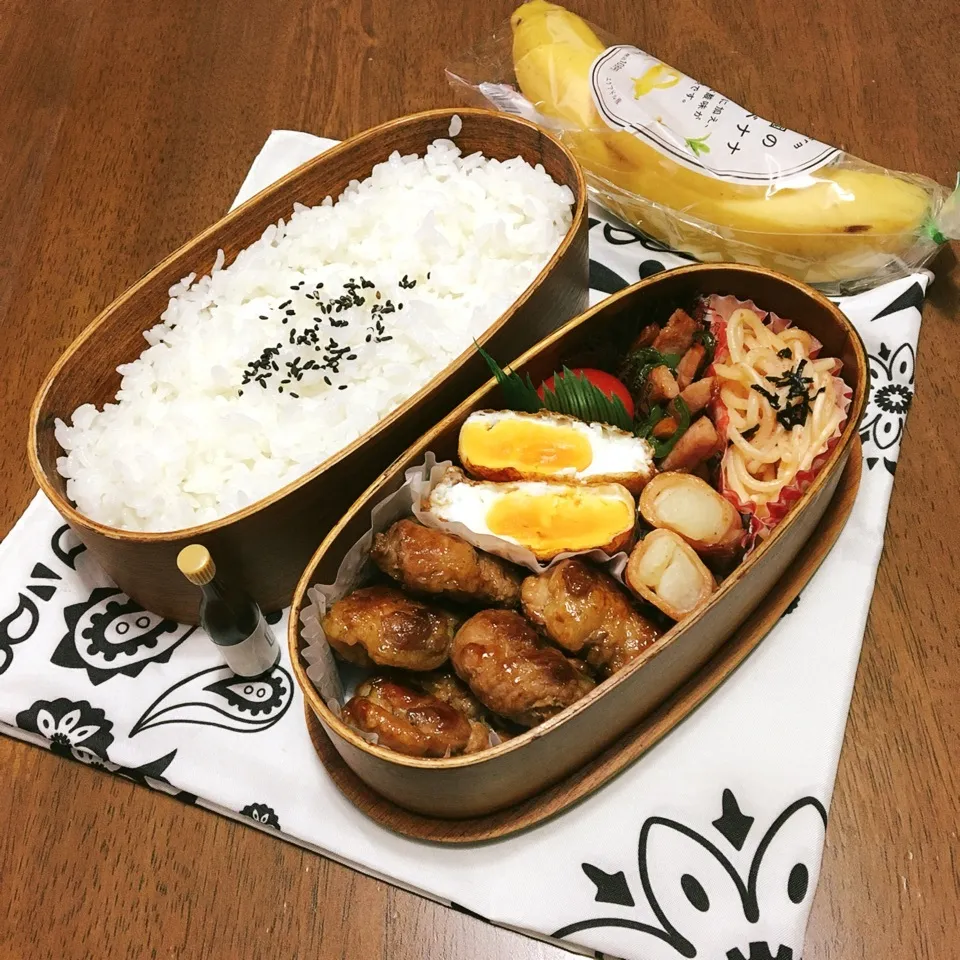 Snapdishの料理写真:高1 次男弁当|あっつさん