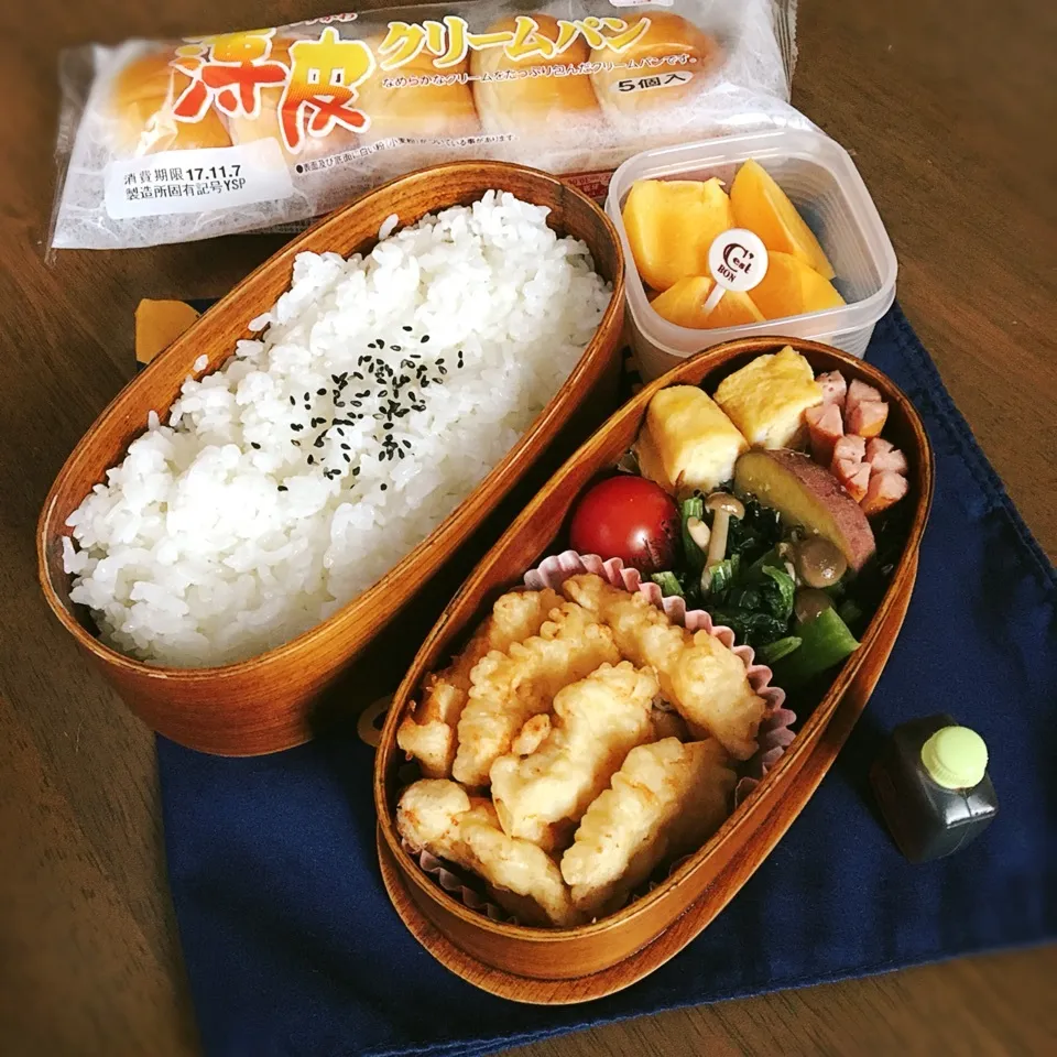 Snapdishの料理写真:高1 次男弁当|あっつさん