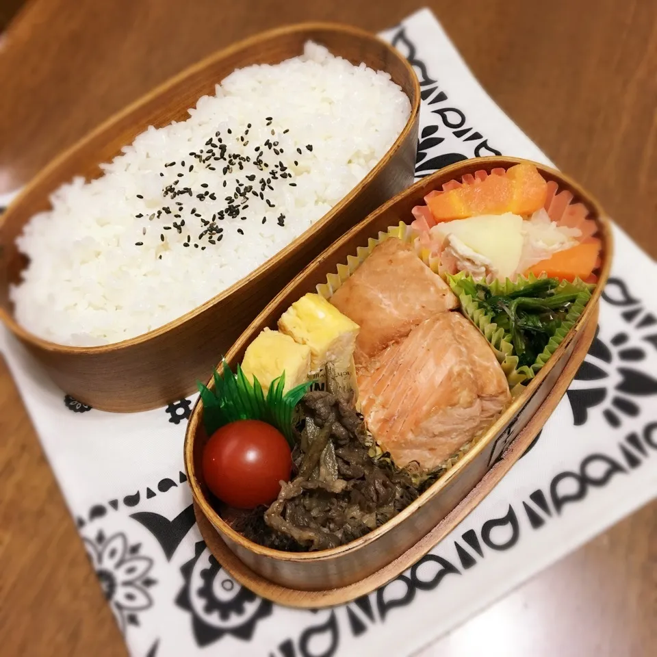 Snapdishの料理写真:高1 次男弁当|あっつさん