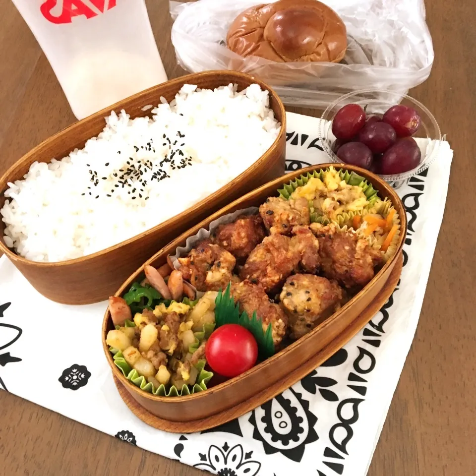 Snapdishの料理写真:高1 次男弁当|あっつさん