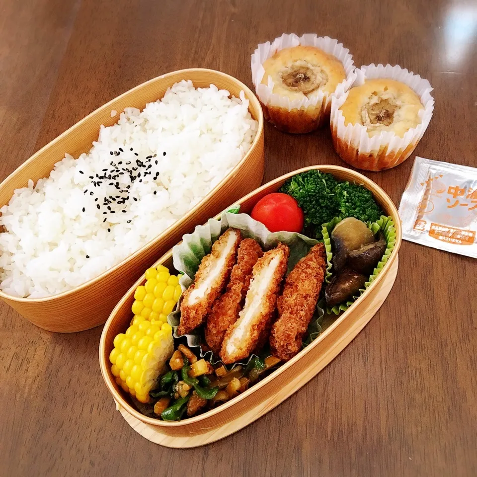 Snapdishの料理写真:高1 男子弁当|あっつさん