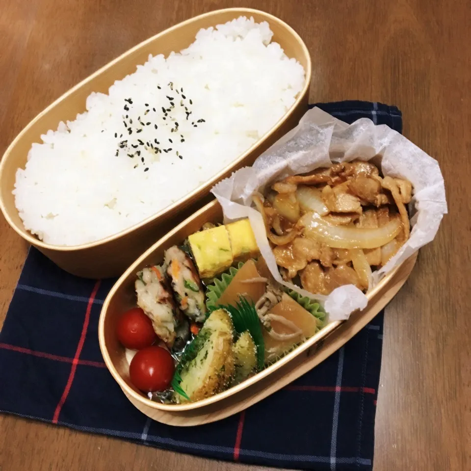 Snapdishの料理写真:高1次男弁当|あっつさん