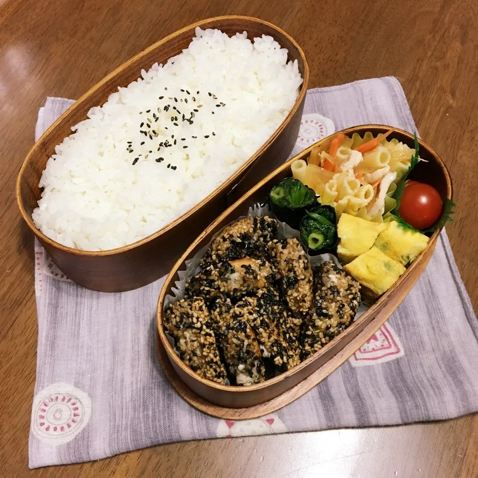 Snapdishの料理写真:高1次男弁当|あっつさん