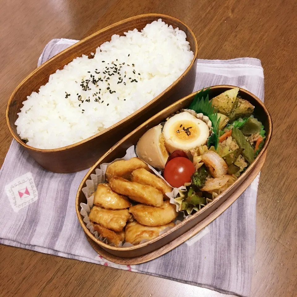 Snapdishの料理写真:高1次男弁当|あっつさん