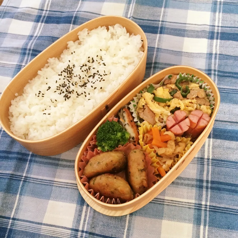 Snapdishの料理写真:高3男子弁当|あっつさん