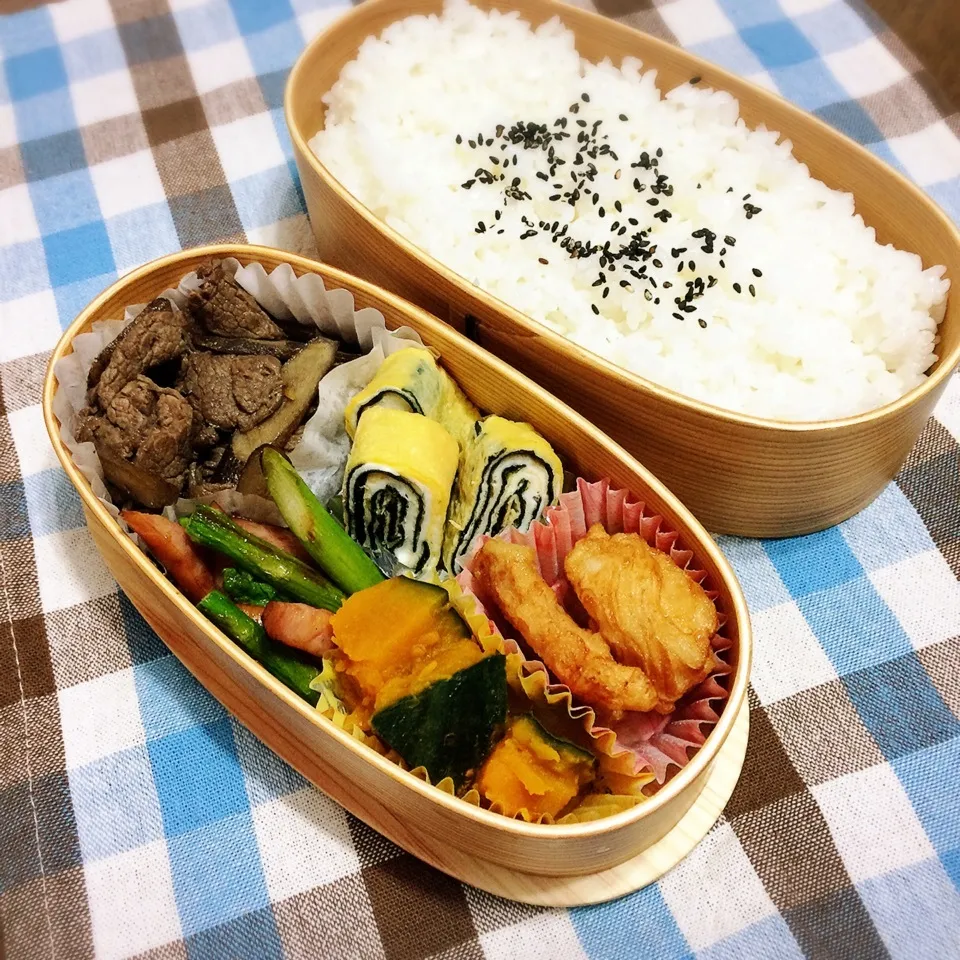 Snapdishの料理写真:高3男子弁当|あっつさん