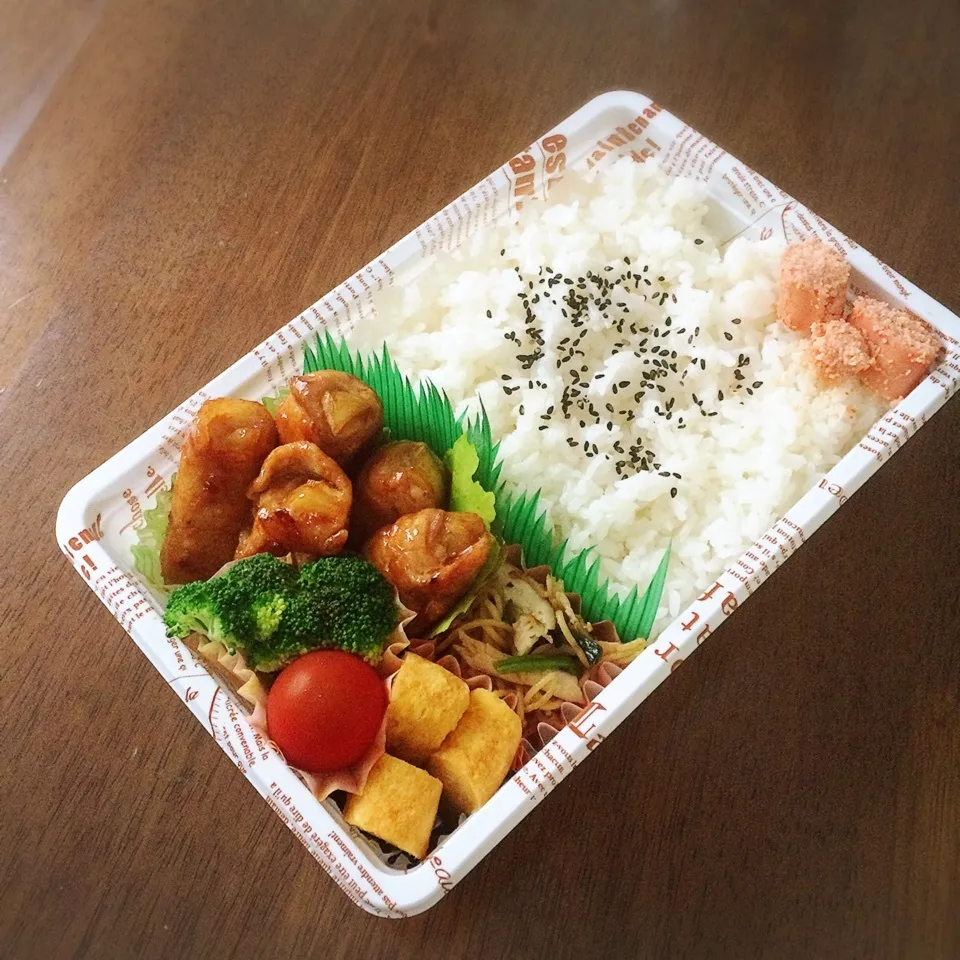 Snapdishの料理写真:中3男子 遠征弁当|あっつさん