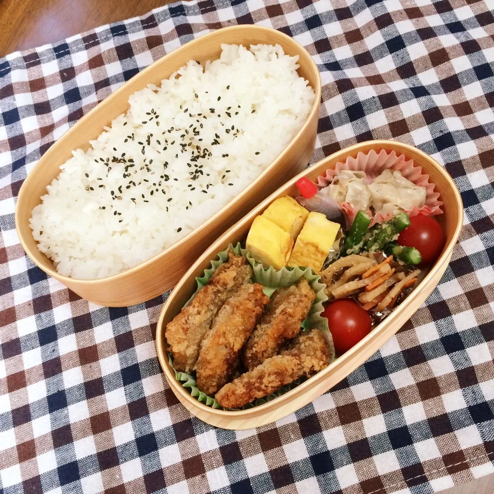 Snapdishの料理写真:高3男子弁当|あっつさん