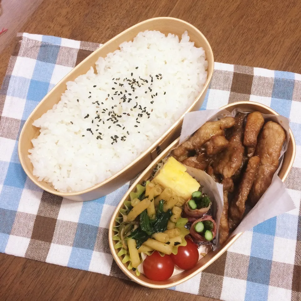 Snapdishの料理写真:高3男子弁当|あっつさん