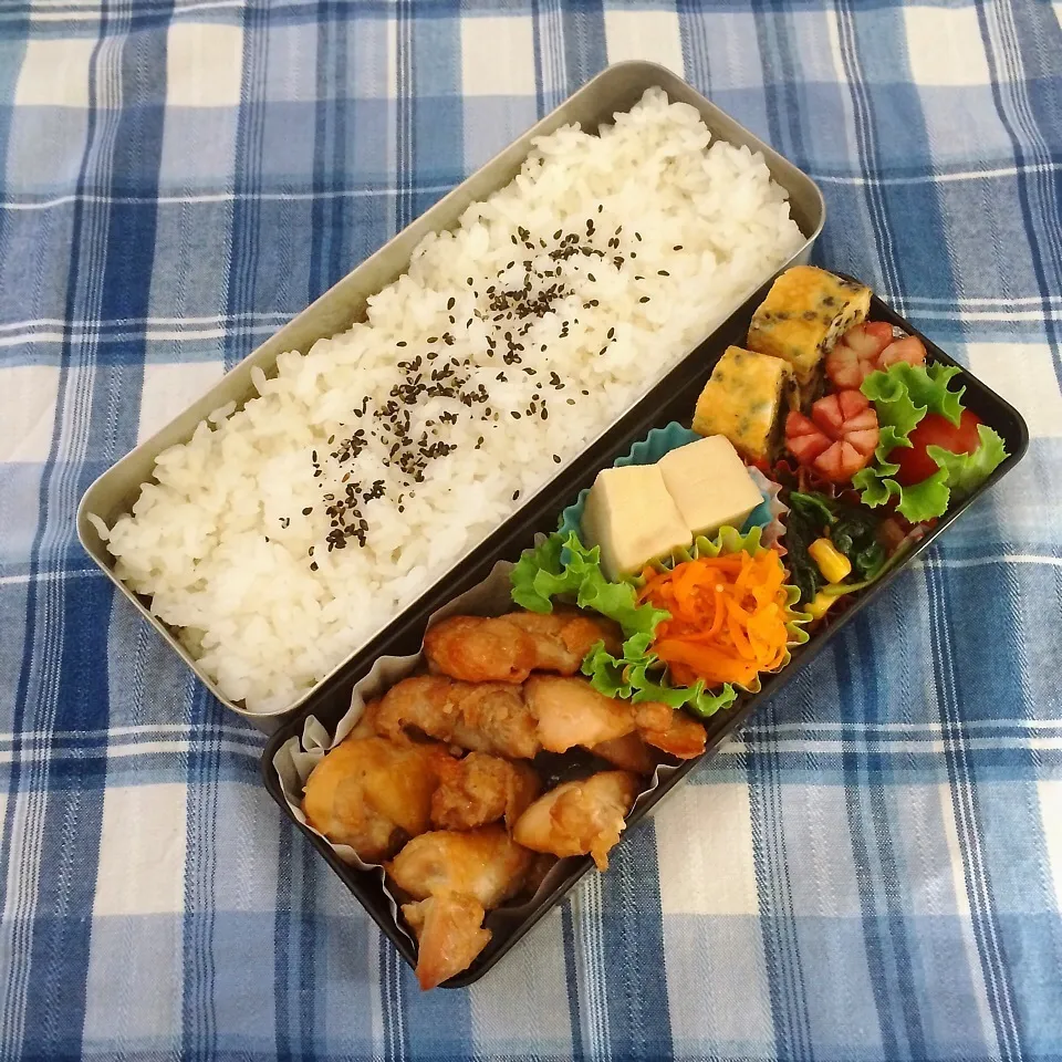 Snapdishの料理写真:高2男子弁当|あっつさん