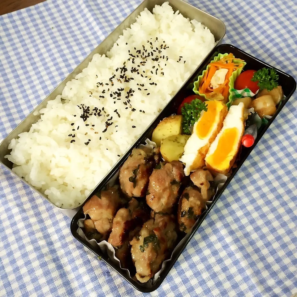 Snapdishの料理写真:高2男子弁当|あっつさん