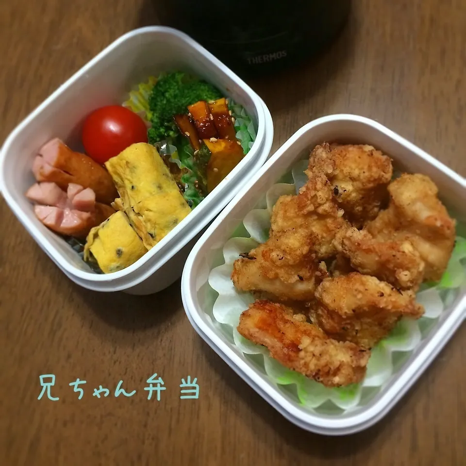 Snapdishの料理写真:男子高校生弁当|あっつさん