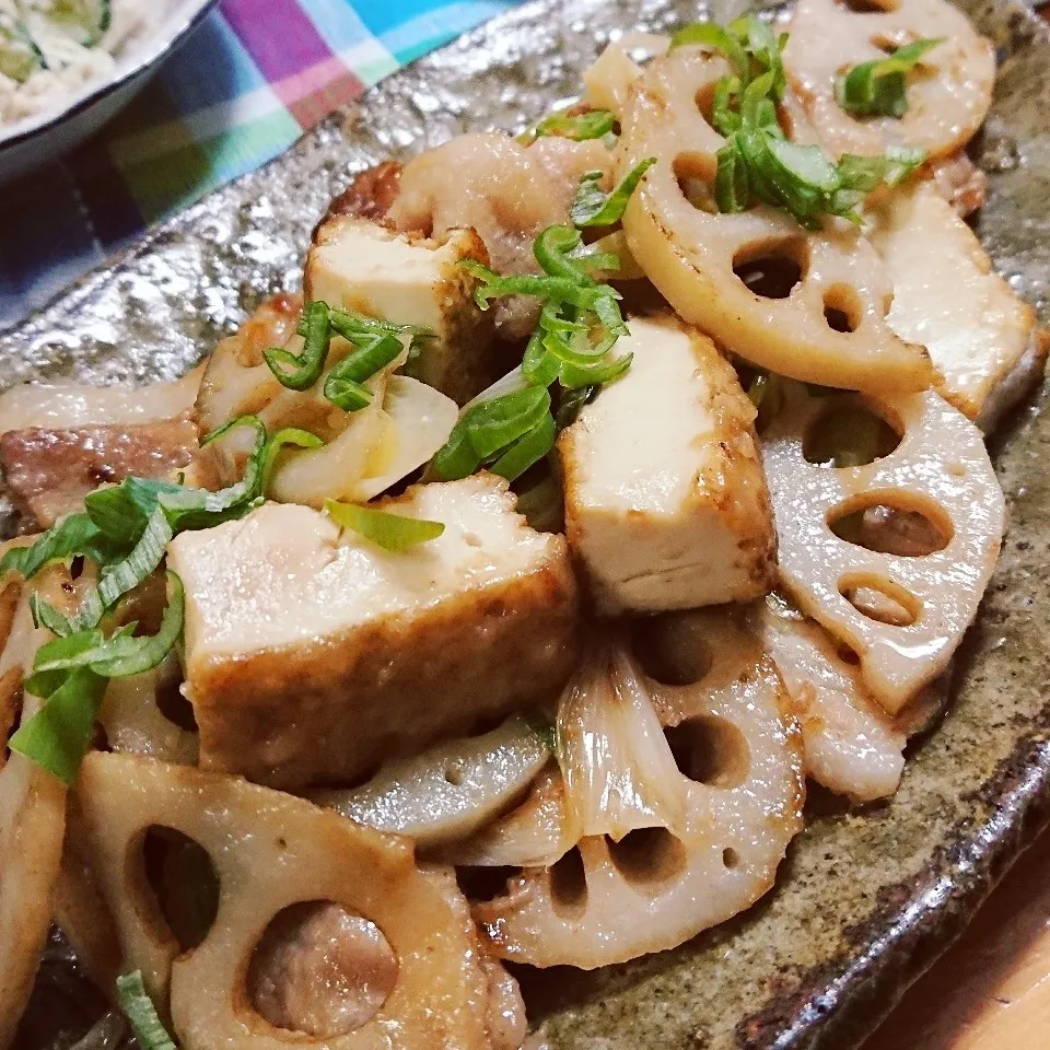 TOMOちゃんの☆豚肉と厚揚げのアレンジ炒め(^w^)|とまと🍅さん