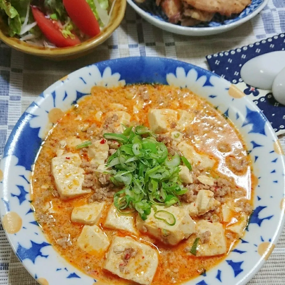 Snapdishの料理写真:ましゃんさんの☆まろやか麻婆豆腐♪|とまと🍅さん