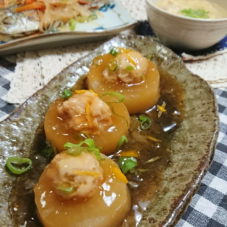 あんみつさんの☆大根の肉詰め♪|とまと🍅さん