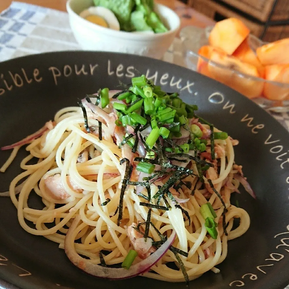 キョンさんの☆梅ツナパスタ～🍝|とまと🍅さん