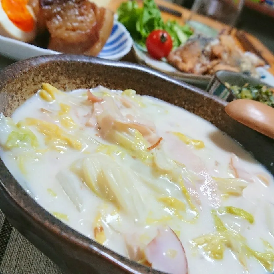 Snapdishの料理写真:orimamaちゃまの☆中華とろとろ白菜のクリーム煮♪|とまと🍅さん