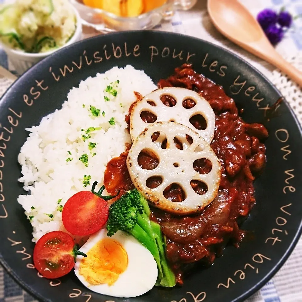 Snapdishの料理写真:かおちゃんの🍅ハヤシライス～♪|とまと🍅さん