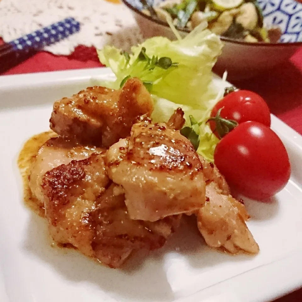 ～*鶏肉の粒マスタード焼き*～|とまと🍅さん