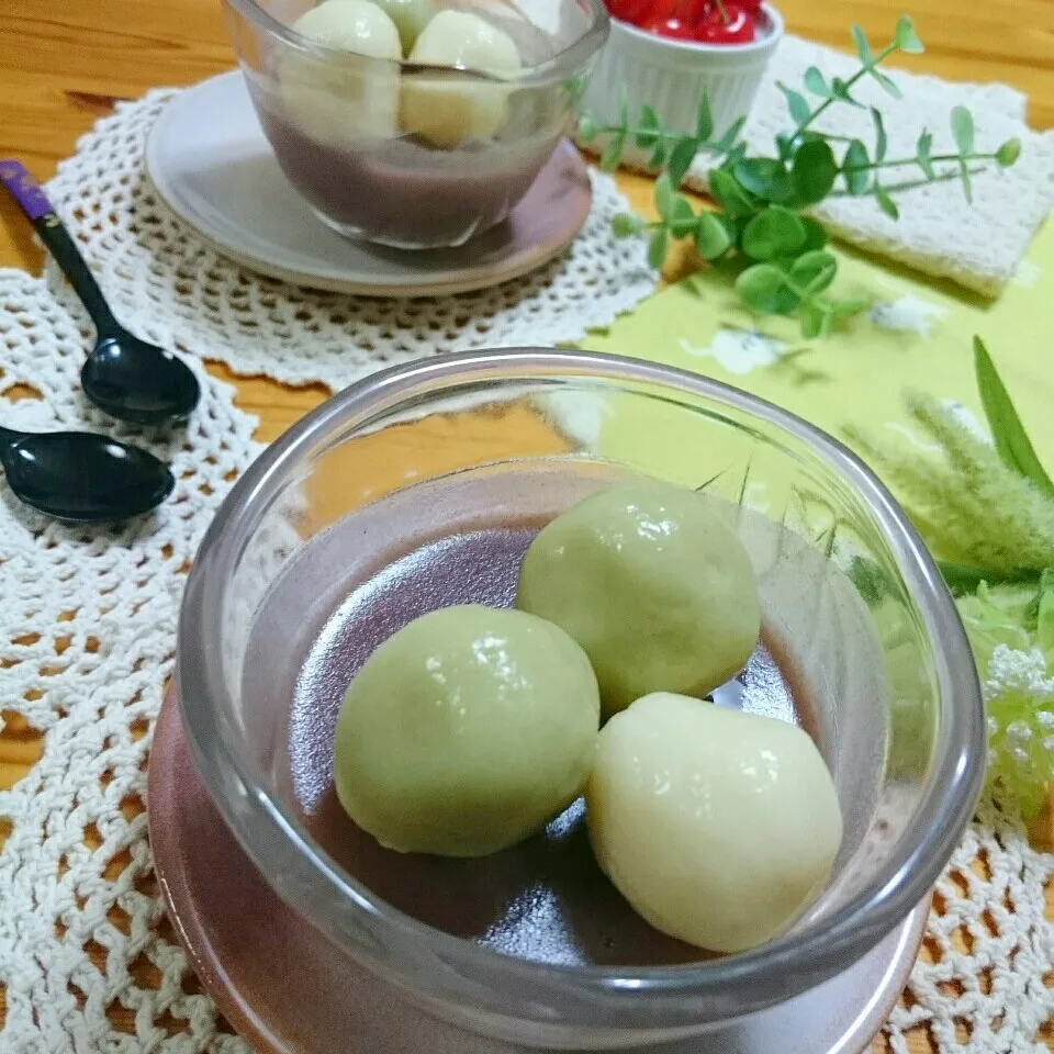 Snapdishの料理写真:水羊羹のおやつ～🕒|とまと🍅さん