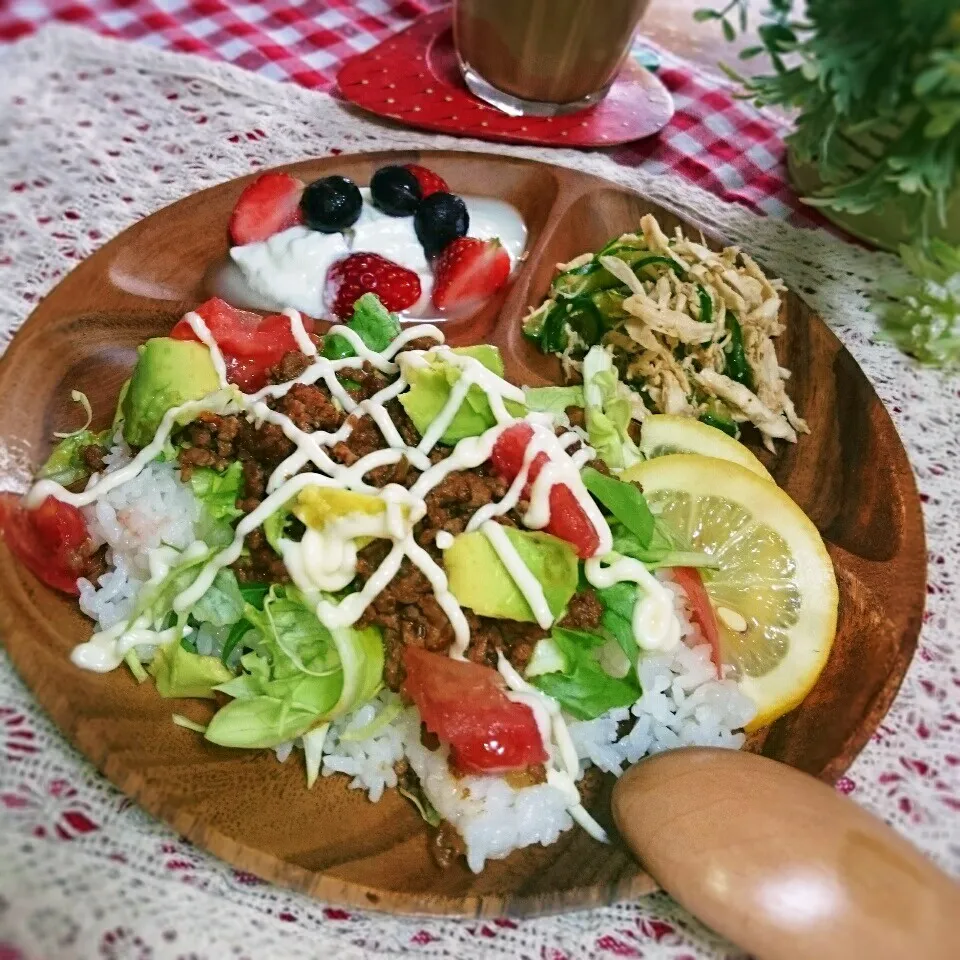 おひとりさま～～タコライス🎶|とまと🍅さん