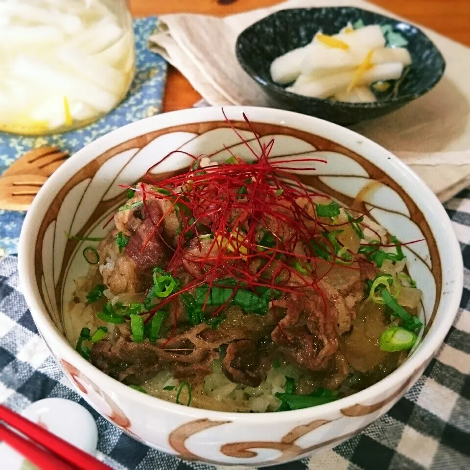 やみあがりの牛丼～～(￣▽￣;)|とまと🍅さん