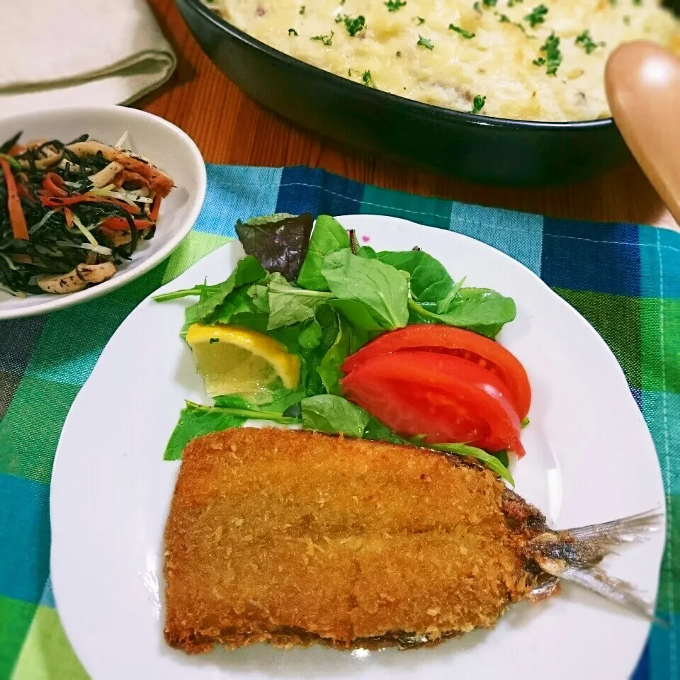 Snapdishの料理写真:容子さんの鰯のカレー風味フライ～♪|とまと🍅さん