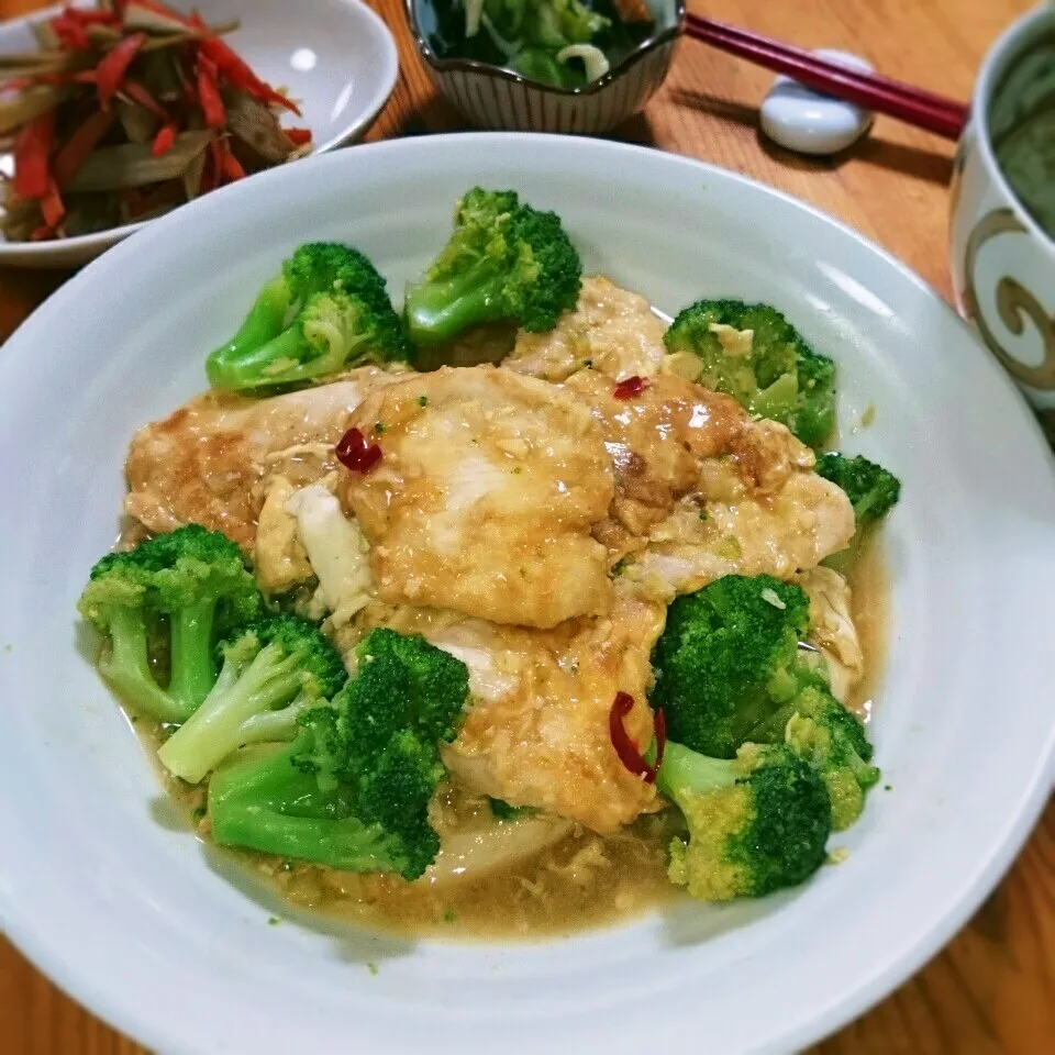 ぶりさんちの鶏のピカタオイスター中華煮込み～(*´ω｀*)|とまと🍅さん