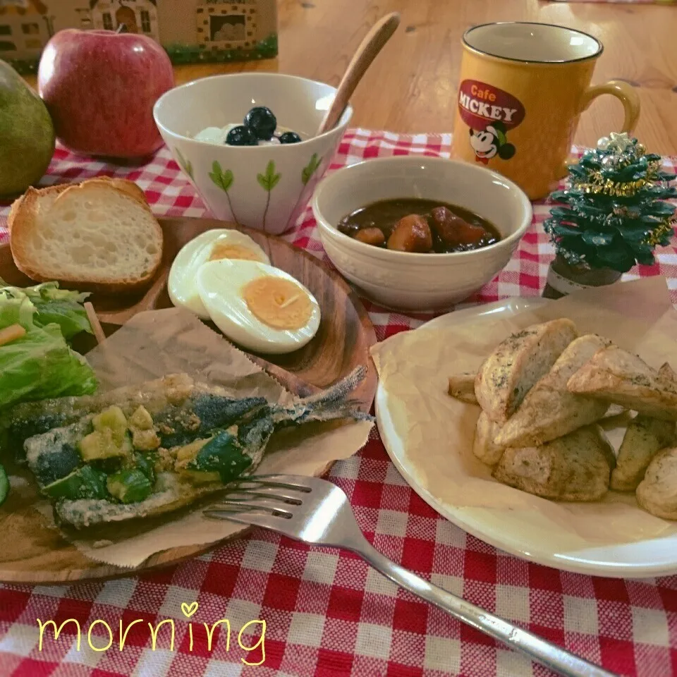 残り物で☆のんびりモーニング～☕|とまと🍅さん