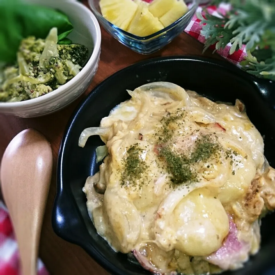 Snapdishの料理写真:☆ニョッキでカルボナーラ風～☆|とまと🍅さん