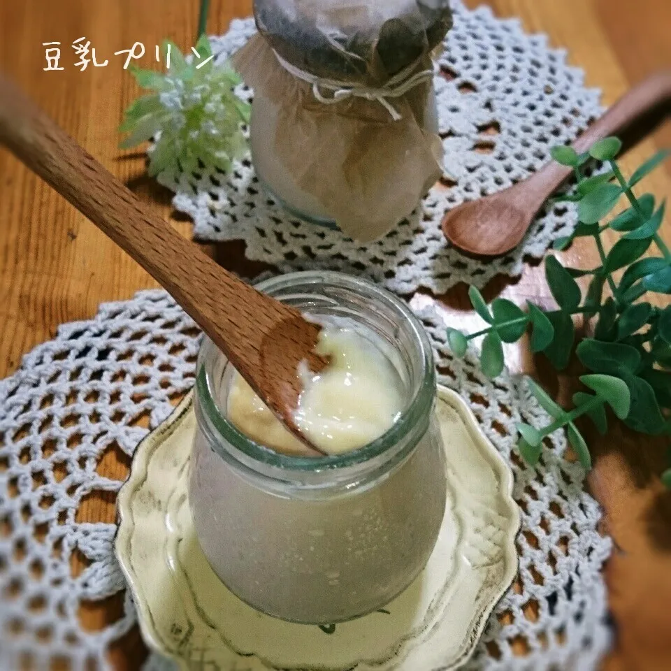 Snapdishの料理写真:arisaさんのとろ～りなめらか豆乳プリン♪|とまと🍅さん