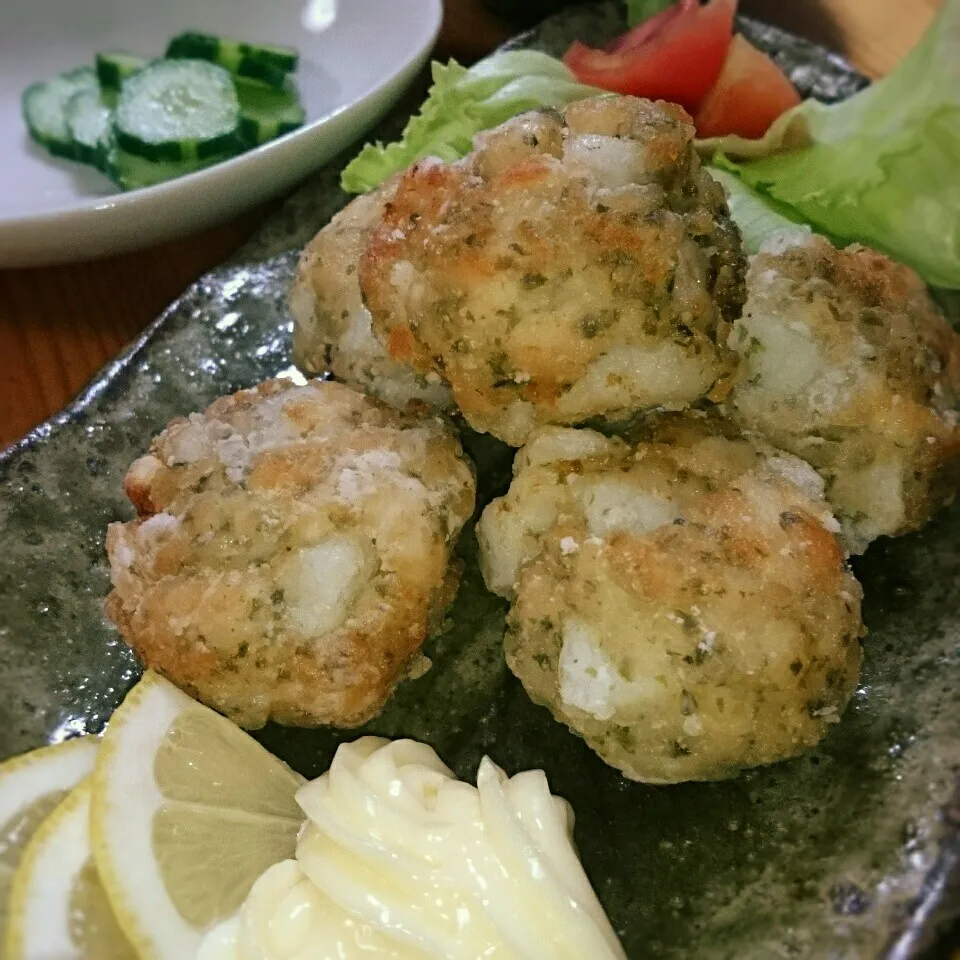 シャキホク食感～長芋入りげんこつ磯辺揚げ～(*´ω｀*)|とまと🍅さん