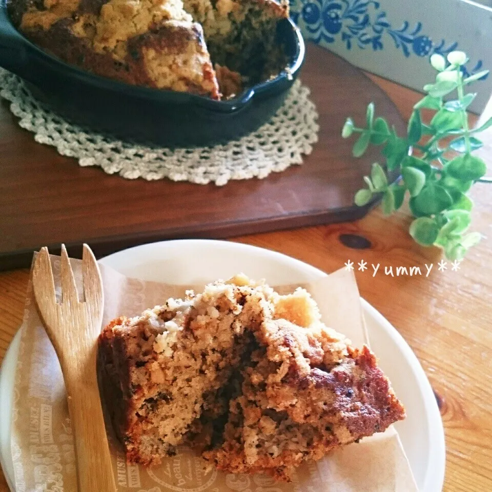 まねっこ♪胡桃のクランブルdeコーヒーケーキ|とまと🍅さん