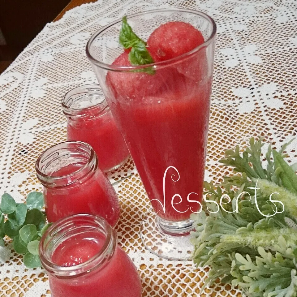 まねっこ♪スイカのゼリー🍉✨✨|とまと🍅さん