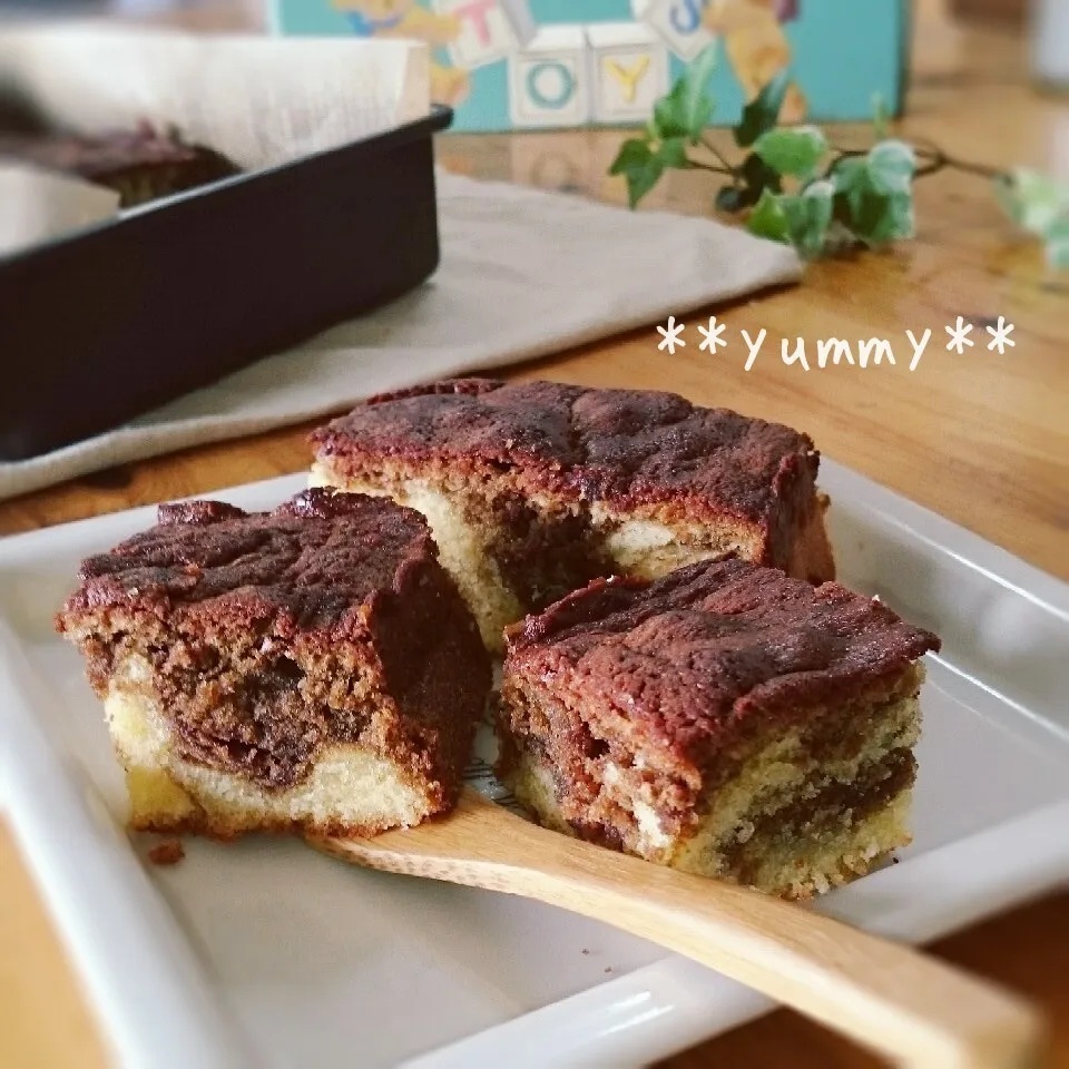 まねっこ♪コーヒーとチョコのマーブルケーキ(о´∀`о)|とまと🍅さん