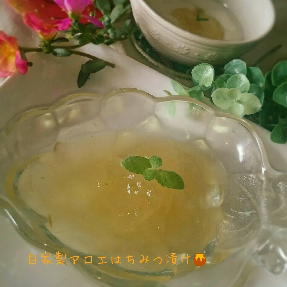 アロエのはちみつレモン漬け🍯|とまと🍅さん