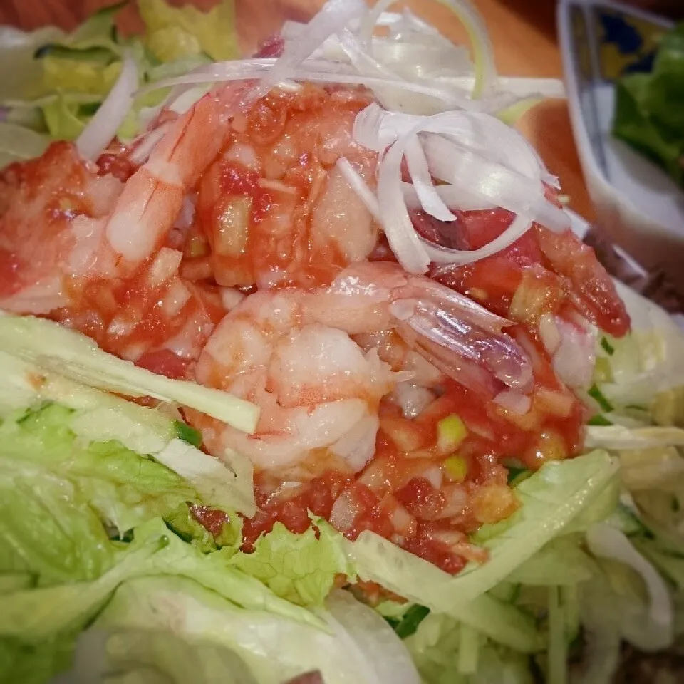 まねっこ♪ひんやり冷たい海老のチリソース～|とまと🍅さん