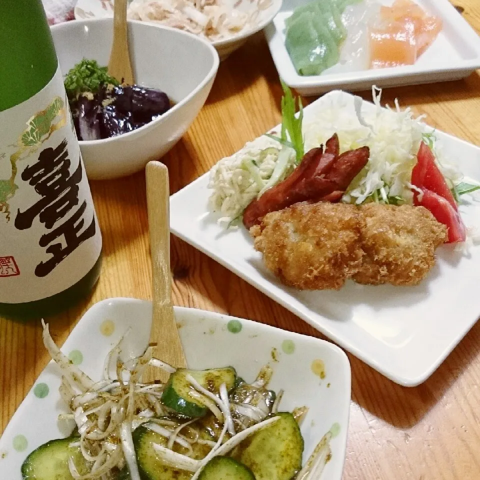 Snapdishの料理写真:お酒がすすむおつまみ～(*^。^*)|とまと🍅さん