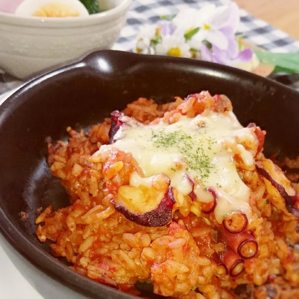 おひとりさま～タコのトマトリゾット～♪だったけど・・・|とまと🍅さん