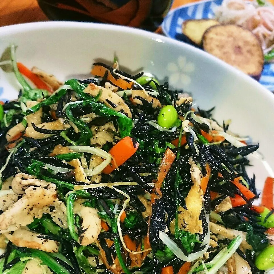 水菜でかさまし～ひじき煮～|とまと🍅さん